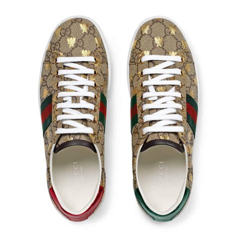 supreme bees gucci|Gucci Women's Ace GG Supreme Bee Sneakers .